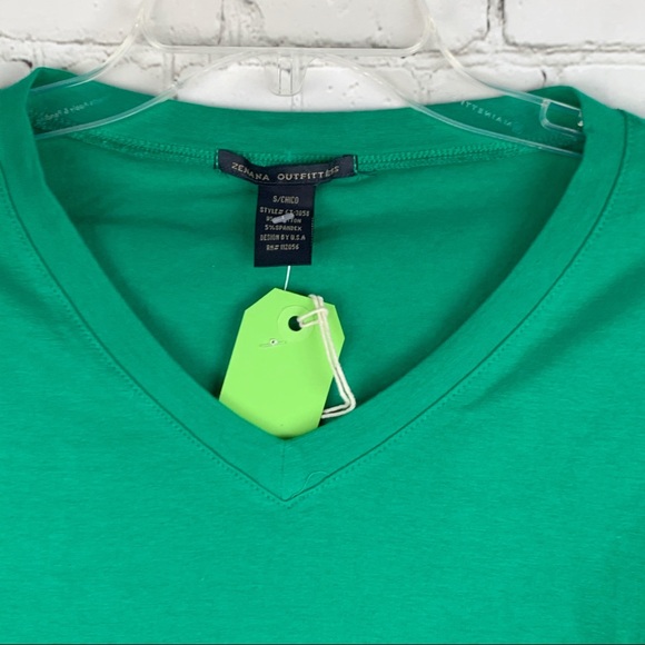 NEW-Active Basic V-neck Long Sleeve Layering Top - Picture 2 of 6